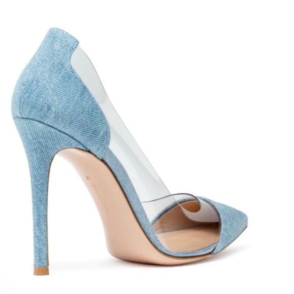 Denim GIANVITO ROSSI Pumps (10.5) - Picture 2 of 14
